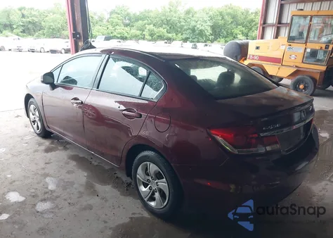 2013 Honda Civic Lx from USA, damaged, VIN 19XFB2F57DE233714